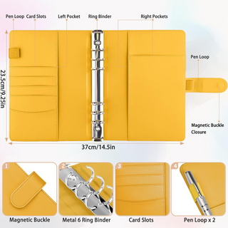 Yellow A5 Binder