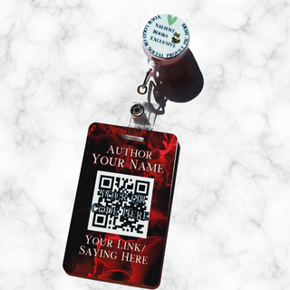 Blood QR Card Badge