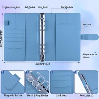 Sky Blue A5 Binder