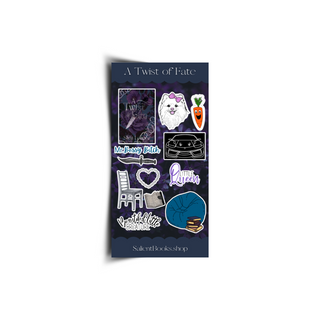 A Twist of Fate Sticker Sheet Shai Lenore - Salient Books