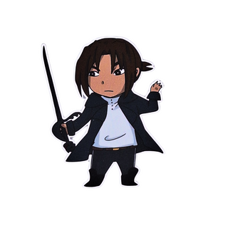 Triple Strike: Alan Fighting Sticker