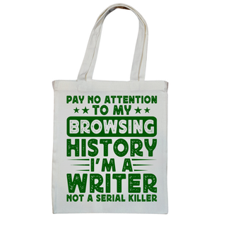 Browsing History Tote Bag Salient Books - Salient Books