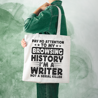 Browsing History Tote Bag Salient Books - Salient Books