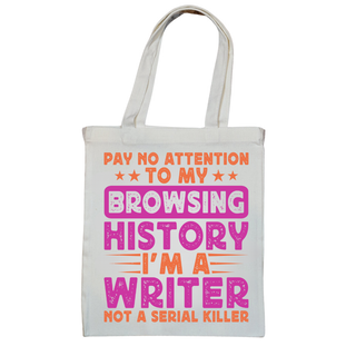 Browsing History Tote Bag Salient Books - Salient Books