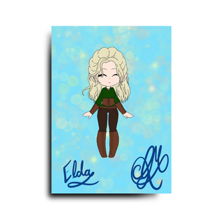 Soul Forge Chibi Elda Art Print Georgia May - Salient Books