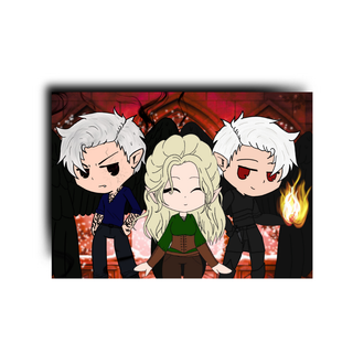 Soul Forge Chibi Group Photo Art Print Georgia May - Salient Books