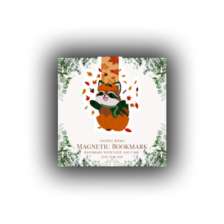 Furfur Fall Pumpkin Magnetic Bookmark