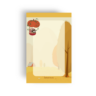 Furfur Pumpkin Balloon Tear-away Stationary Pad