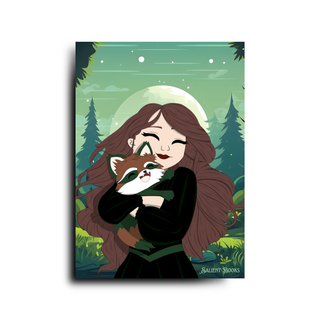 Jasmine & Furfur Art Print Salient Books - Salient Books