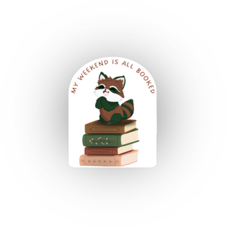 Furfur -Weekend is All Booked - Waterproof Sticker