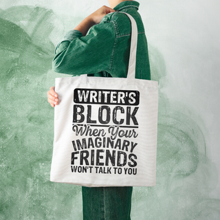 Writer's Block Tote Bag Salient Books - Salient Books