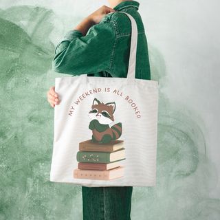Weekend is Booked Tote Bag Salient Books - Salient Books