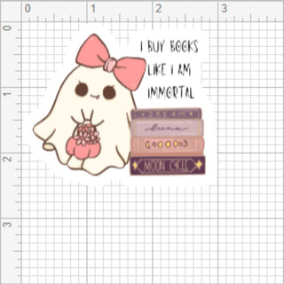 Buying Books like an Immortal Sticker Salient Books - Salient Books