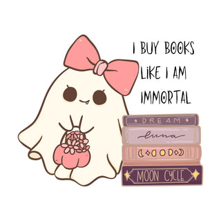 Buying Books like an Immortal Sticker Salient Books - Salient Books