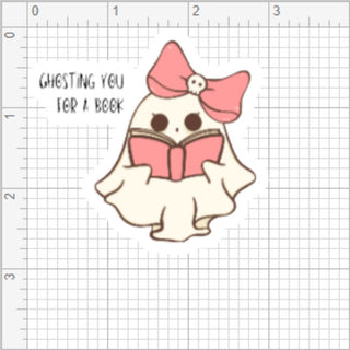 Ghosting You Sticker Salient Books - Salient Books