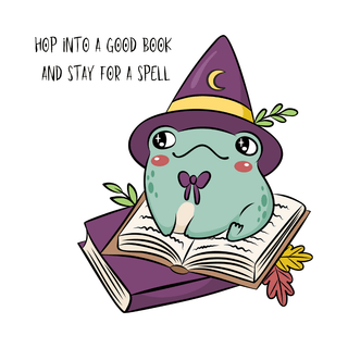 Hop in for a Spell Sticker Salient Books - Salient Books