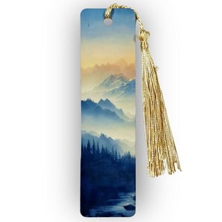 Misty Mountains Metal Bookmark Salient Books - Salient Books