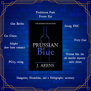 Prussian Blue - Signed First Edition J. Arens - Salient Books