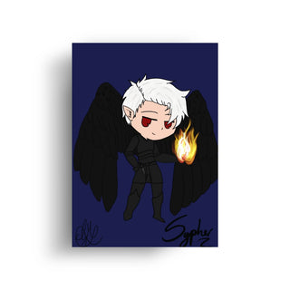 Soul Forge Chibi Sypher Art Print Georgia May - Salient Books