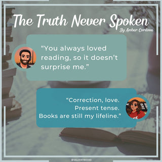 The Truth Never Spoken Illustrated Cover Edition -Signed Ambar Cordova - Salient Books
