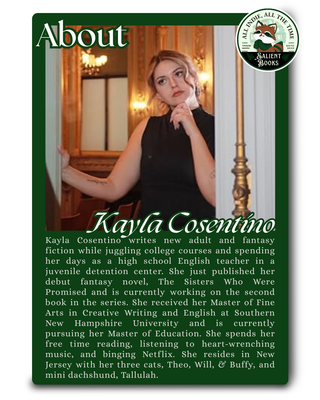 The Sisters Who Were Promised by Kayla Cosentino - Signed