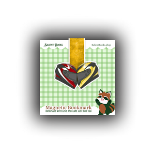 A Casualty of Fate - Catherine & Jameson's Helmets - Magnetic Bookmark