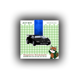 A Twist of Fate - Cayson's Black Lambo - Magnetic Bookmark