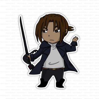 Triple Strike: Alan Fighting Sticker