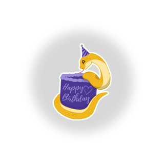 Aspen Birthday Waterproof Sticker