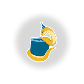 Aspen Celebrate Waterproof Sticker