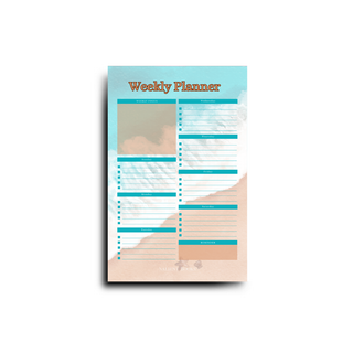 Beach Weekly Planner Pad