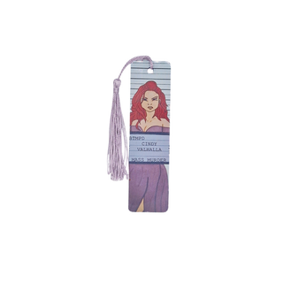 Behind the Mask - Cindy Mugshot - Metal Bookmark