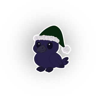 Rascal the Raven - Bookmas - Waterproof Sticker