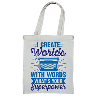 I Create Worlds Tote Bag - Salient Books