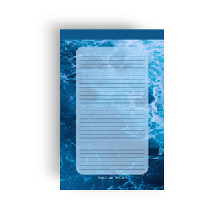 Deep Ocean Lined Tear-away Stationary Pad
