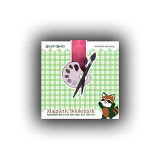 Entwined With Fate - Morgan's Artist Palette - Magnetic Bookmark