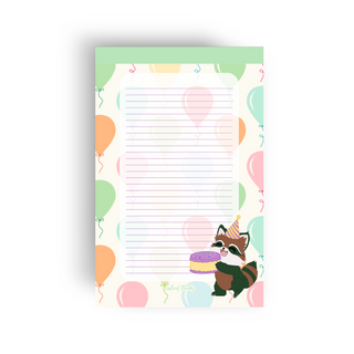 Furfur Birthday Lined Tear-away Stationary Pad