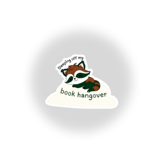 Furfur Book Hangover Waterproof Sticker