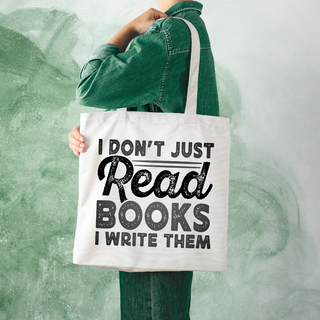 I Don't Just Read Books Tote Bag - Salient Books