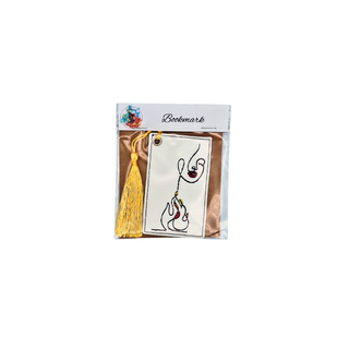 Sparkling Embers Embroidered Bookmark
