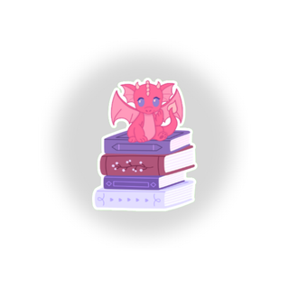Kalaya Bookstack Waterproof Sticker