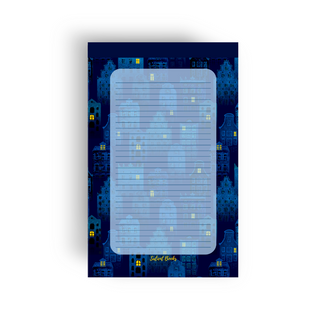 Late Night Reader Lined Tear-away Stationary Pad