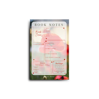 Lest We Forget Book Notes Pad