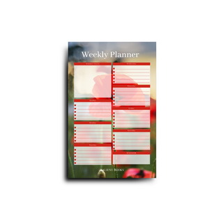 Lest We Forget Weekly Planner Pad