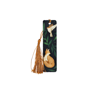 Little Bird and Fox Metal Bookmark