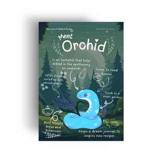 Meet Orchid Art Print