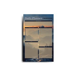 Misty Mountain Daily Planner Pad