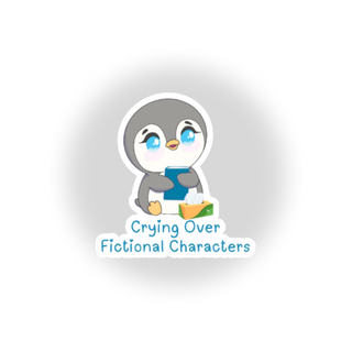 Penelope Crying Over Fictional Characters Waterproof Sticker