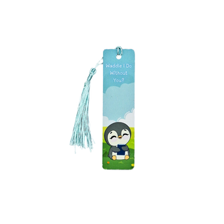 Penelope - Waddle I Do - Metal Bookmark