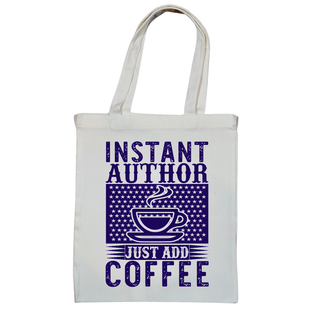 Instant Author Just Add Coffee Tote Bag -Stars Variant - Salient Books